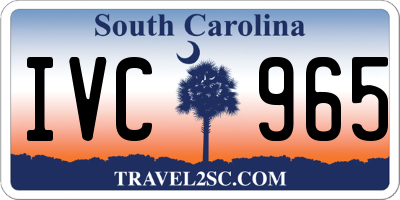 SC license plate IVC965