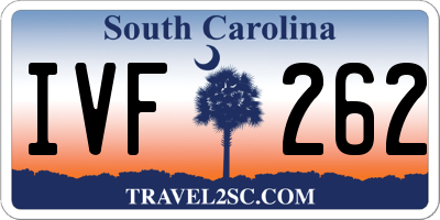 SC license plate IVF262
