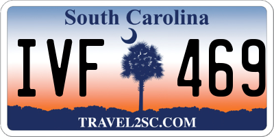 SC license plate IVF469