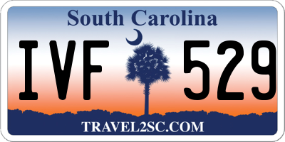 SC license plate IVF529