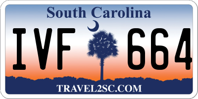 SC license plate IVF664