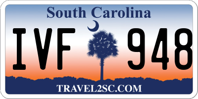 SC license plate IVF948