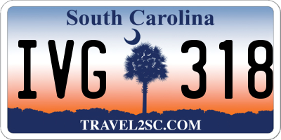 SC license plate IVG318