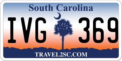SC license plate IVG369