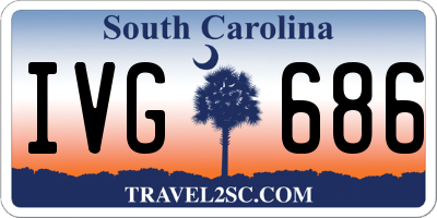 SC license plate IVG686