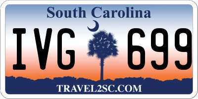 SC license plate IVG699
