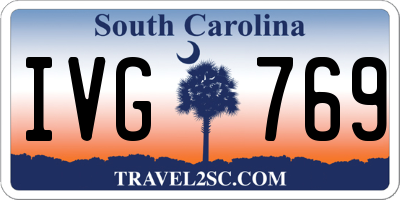 SC license plate IVG769