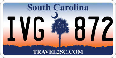 SC license plate IVG872