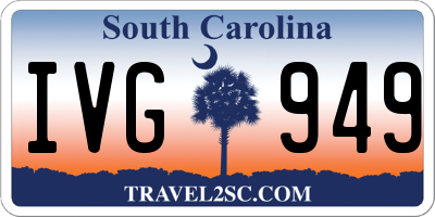 SC license plate IVG949