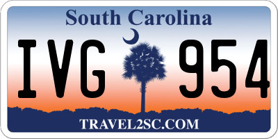 SC license plate IVG954
