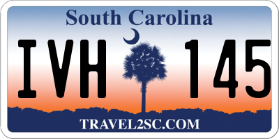 SC license plate IVH145