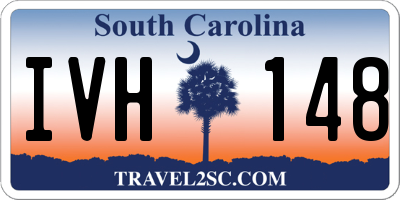 SC license plate IVH148