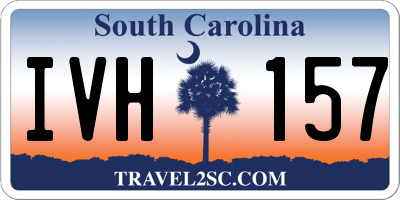 SC license plate IVH157