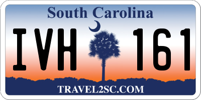 SC license plate IVH161