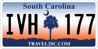 SC license plate IVH177
