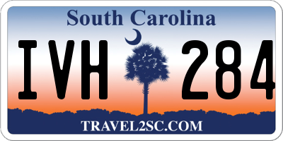 SC license plate IVH284
