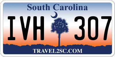 SC license plate IVH307