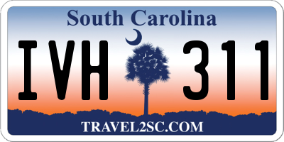 SC license plate IVH311