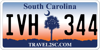 SC license plate IVH344
