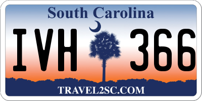 SC license plate IVH366