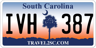 SC license plate IVH387