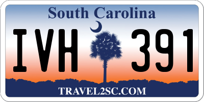 SC license plate IVH391