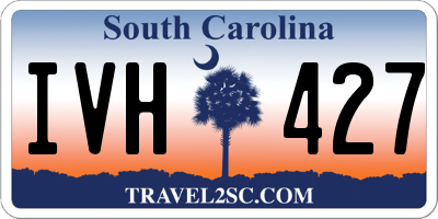 SC license plate IVH427