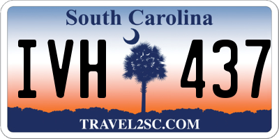 SC license plate IVH437