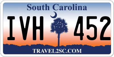 SC license plate IVH452