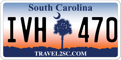 SC license plate IVH470