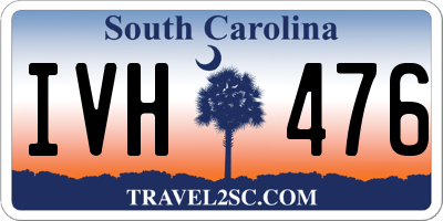 SC license plate IVH476
