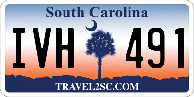 SC license plate IVH491