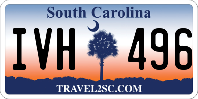 SC license plate IVH496