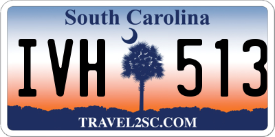 SC license plate IVH513