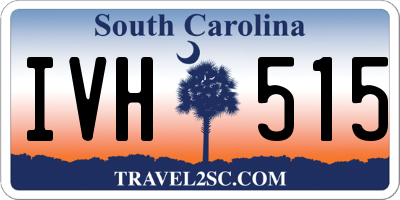 SC license plate IVH515