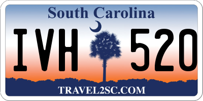 SC license plate IVH520
