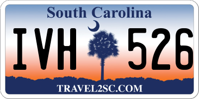 SC license plate IVH526