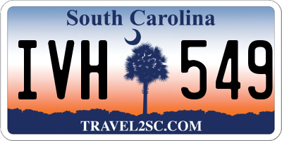 SC license plate IVH549