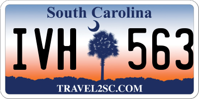SC license plate IVH563