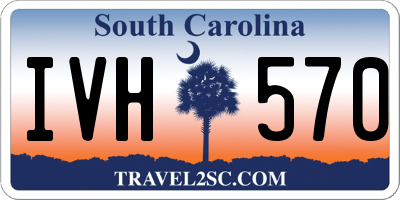 SC license plate IVH570