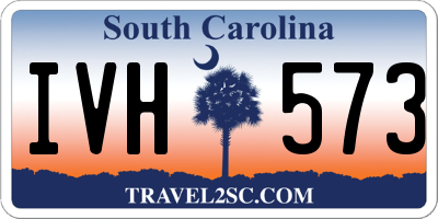 SC license plate IVH573