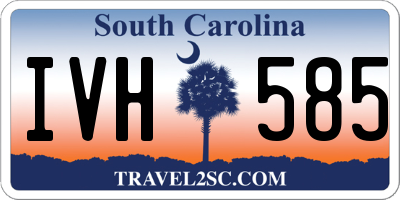 SC license plate IVH585
