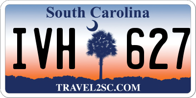 SC license plate IVH627