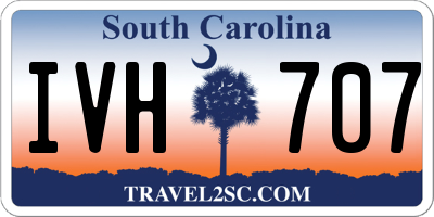 SC license plate IVH707