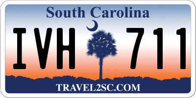 SC license plate IVH711