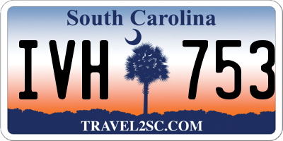 SC license plate IVH753