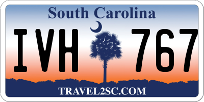 SC license plate IVH767