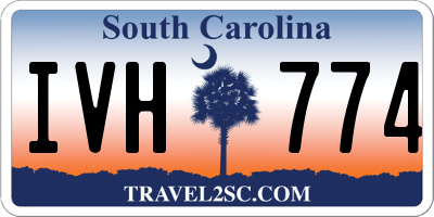 SC license plate IVH774