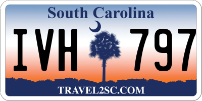 SC license plate IVH797