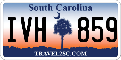 SC license plate IVH859